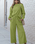 Treasures In Paradise Long Sleeve Top and Drawstring Pants Set - MomGlow Boutique