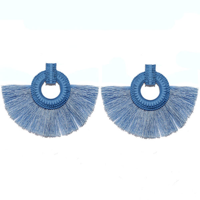 Hoop Tassel Earrings - StarLight Boutique | Everyday Fashion for Every Body Type