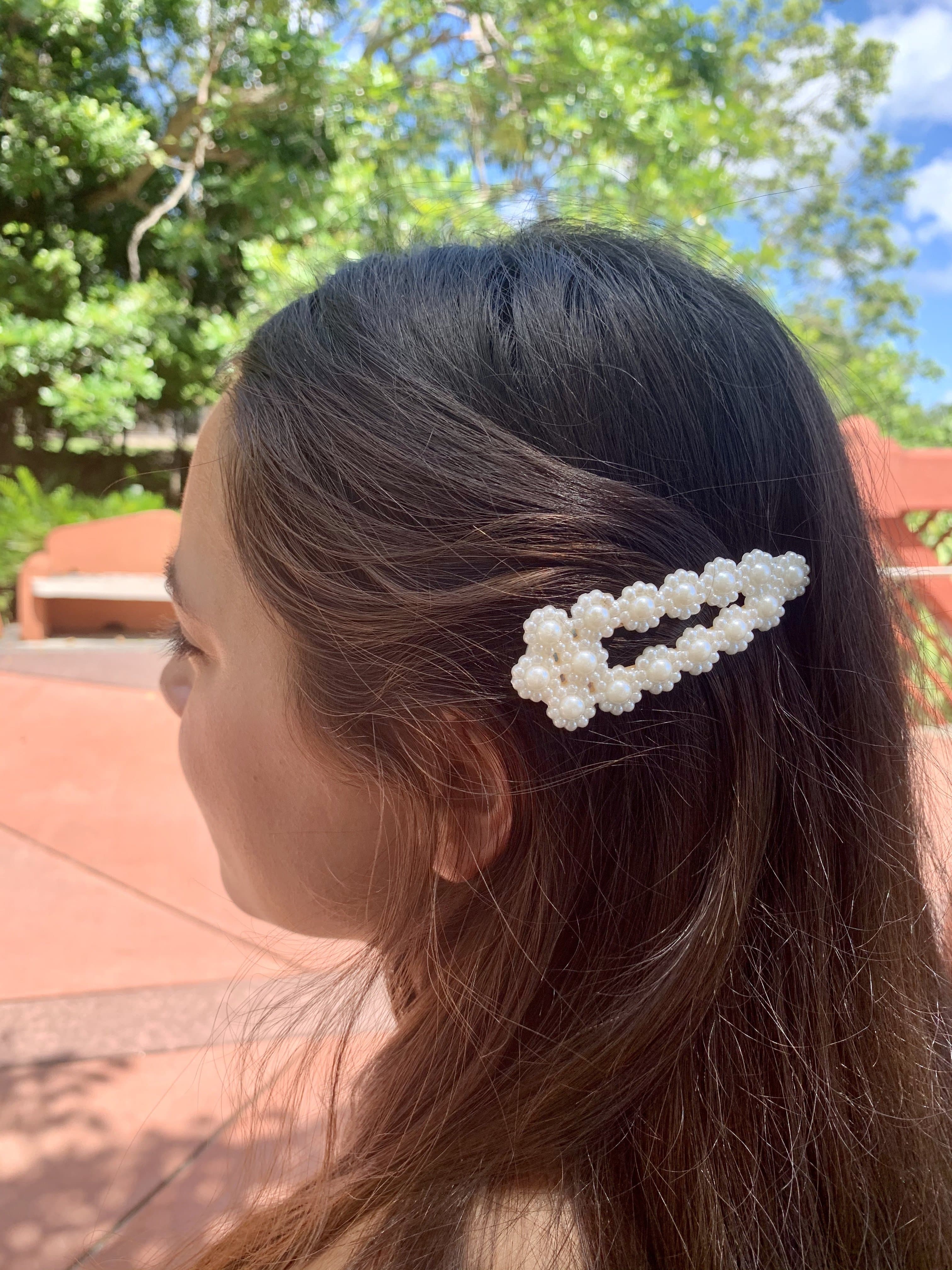 Pearls In My Hair Clip