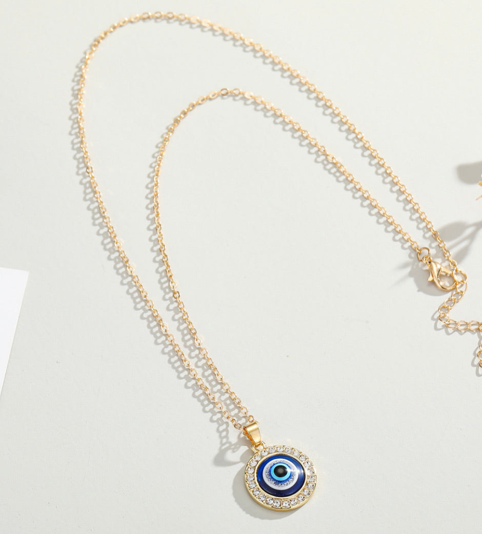 Round Eye Necklace - StarLight Boutique | Everyday Fashion for Every Body Type