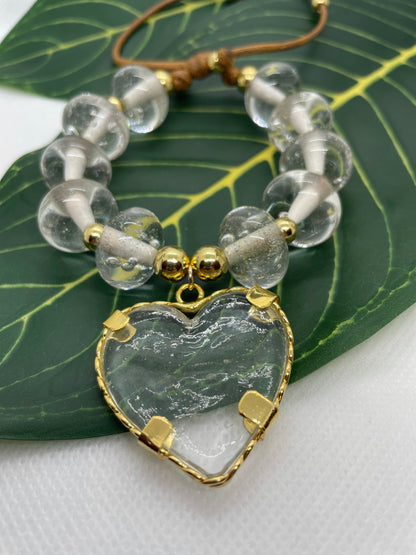 Heart Beaded Bracelet - StarLight Boutique | Everyday Fashion for Every Body Type