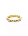 Selena Rainbow Eye Gold Ring - StarLight Boutique | Everyday Fashion for Every Body Type